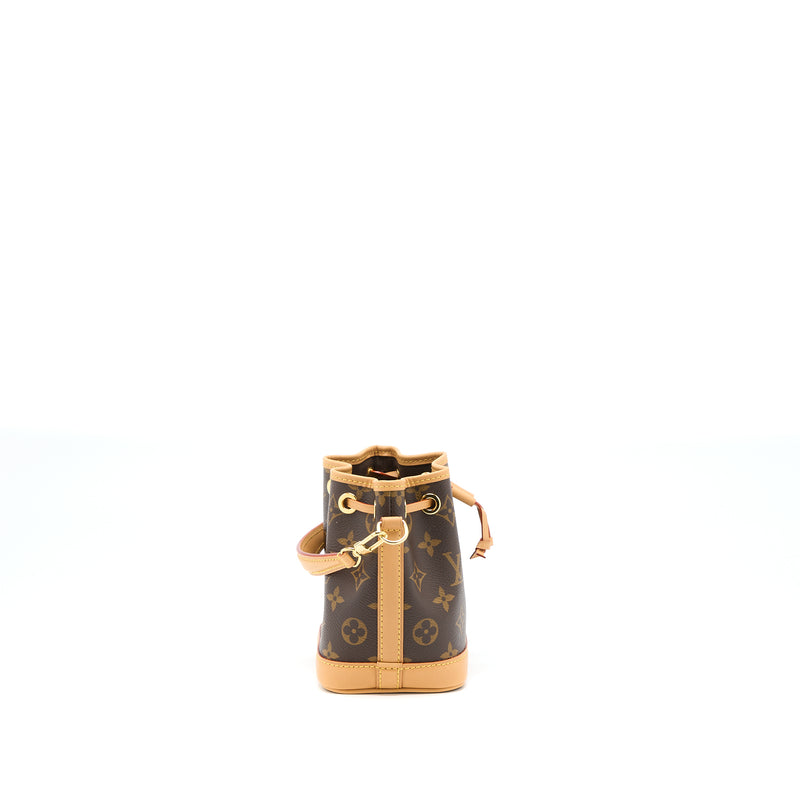 Louis Vuitton Nano Noe Monogram Canvas GHW (New Version)
