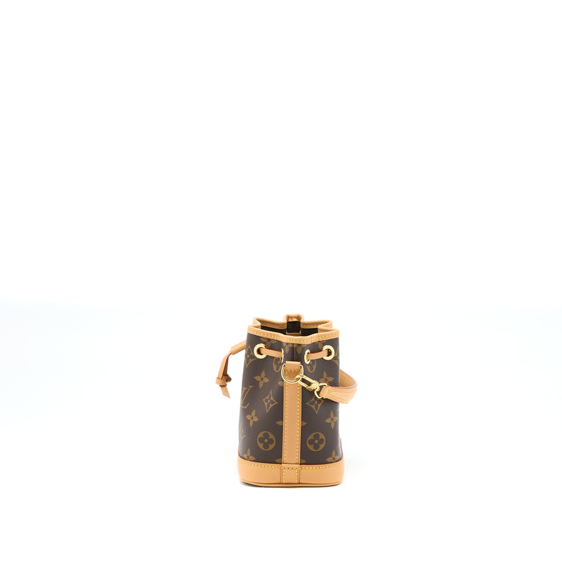 Louis Vuitton Nano Noe Monogram Canvas GHW (New Version)