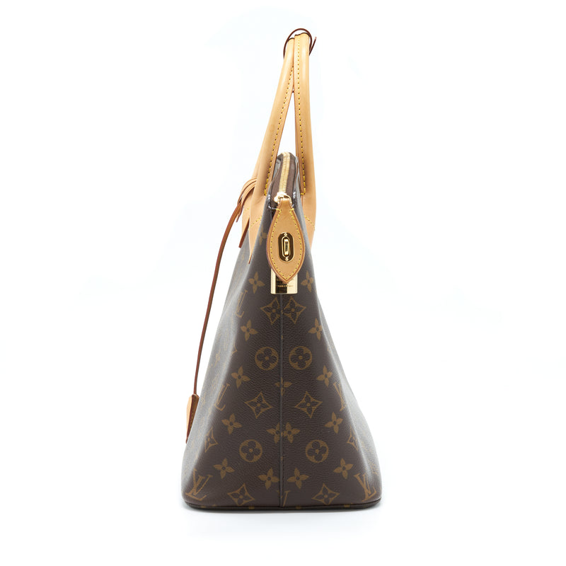 LOUIS VUITTON Raspail GM Monogram Canvas Shoulder Bag Brown