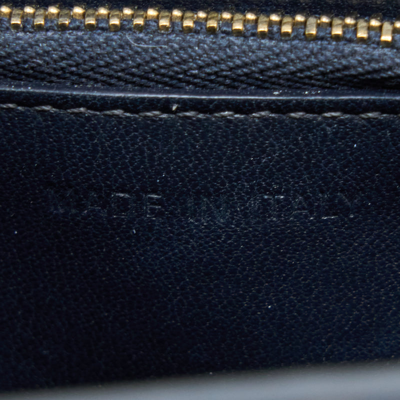 Dior Saddle Belt Pouch Blue Oblique Jacquard GHW