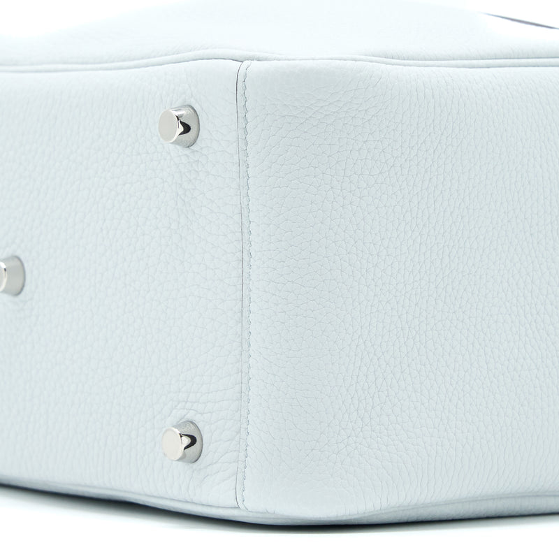 Hermes Lindy 26 Clemence Blue Pale SHW Stamp U