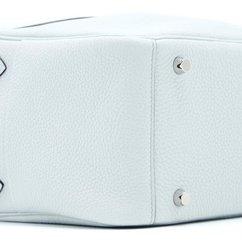Hermes Lindy 26 Clemence Blue Pale SHW Stamp U