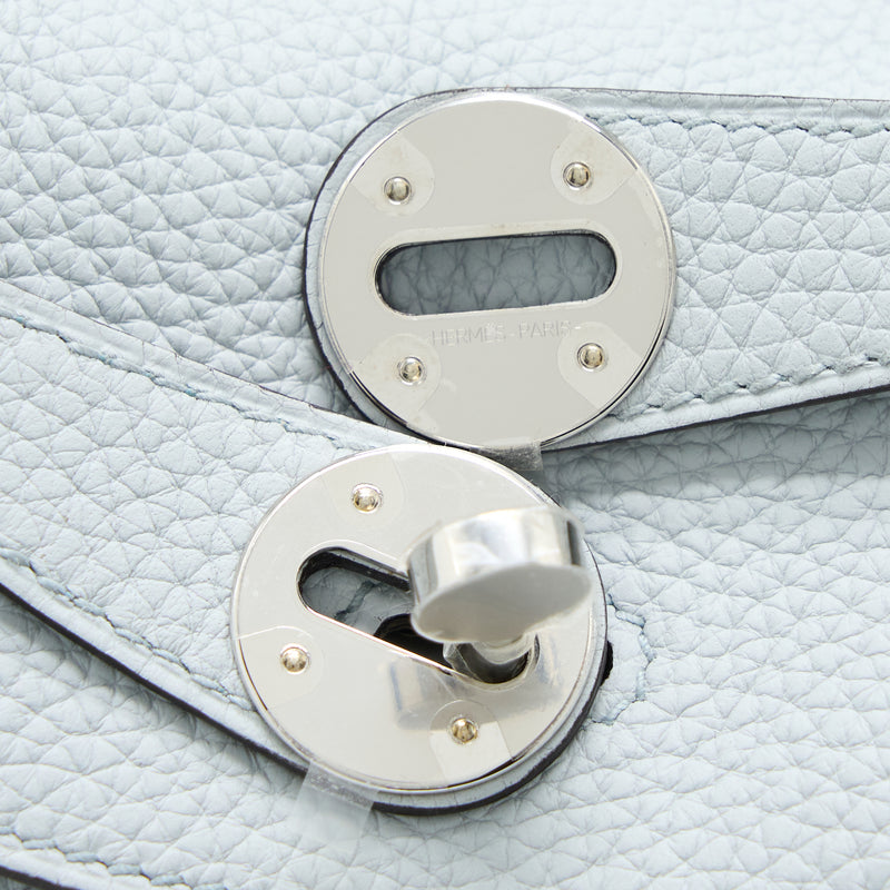 Hermes Lindy 26 Clemence Blue Pale SHW Stamp U