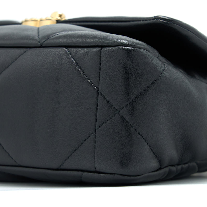 Chanel Small 19 Bag Lambskin Black Multicolour Hardware