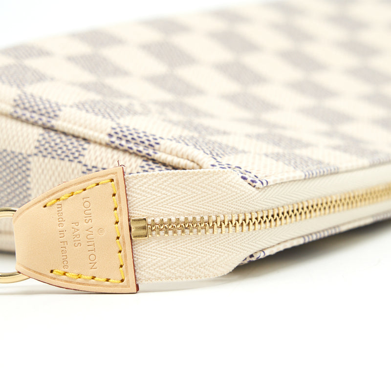 Louis Vuitton Pochette Accessories Damier Azur Year 2022