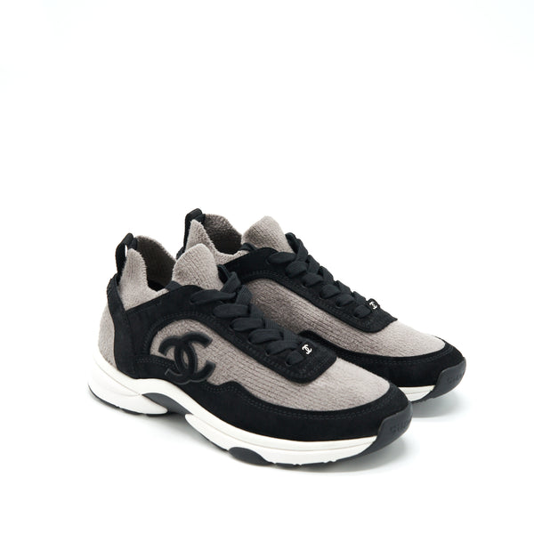 Chanel Size 37 Women’s Sneakers Grey/ Black