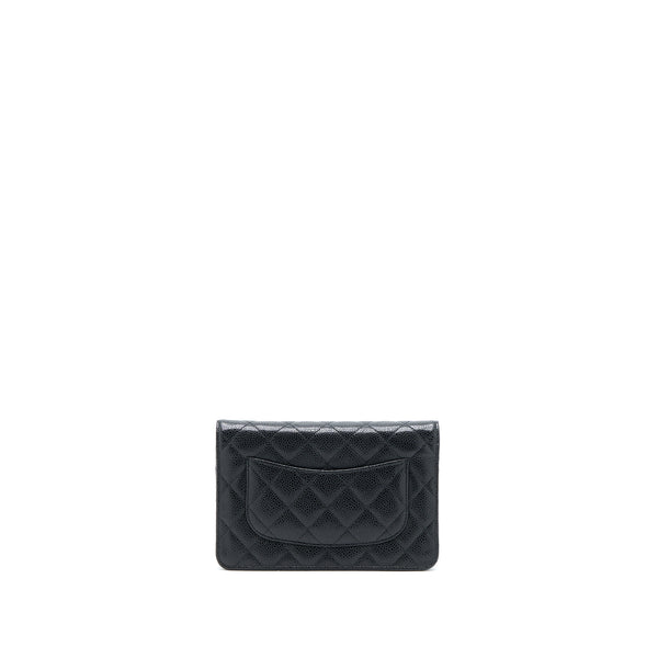 Chanel Classic Wallet on Chain Caviar Black SHW