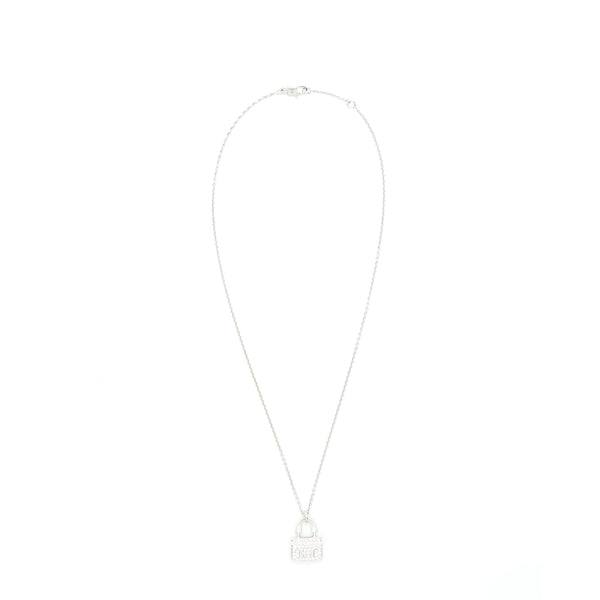 Hermes Amulette Constance Pendant White Gold With Diamonds