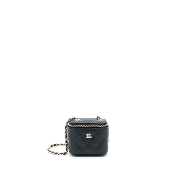 Chanel Mini Vanity Case Caviar Black LGHW