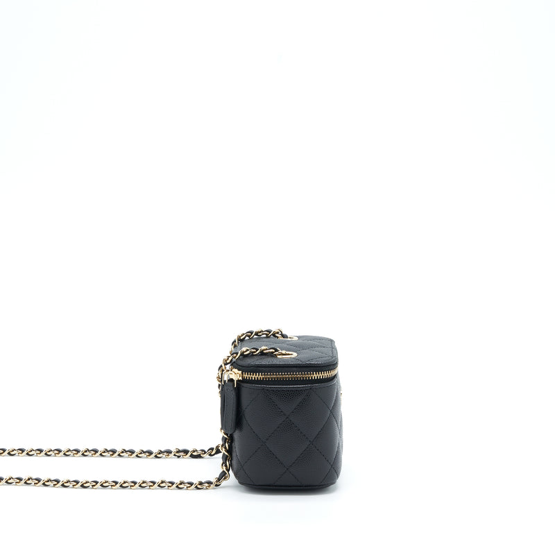 Chanel Mini Vanity Case Caviar Black LGHW