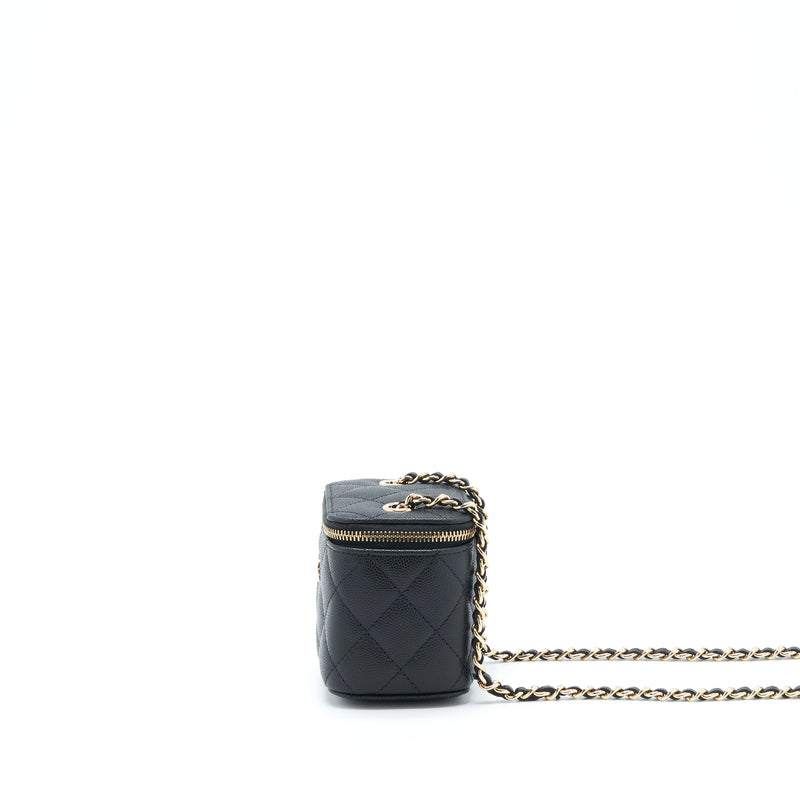 Chanel Mini Vanity Case Caviar Black LGHW