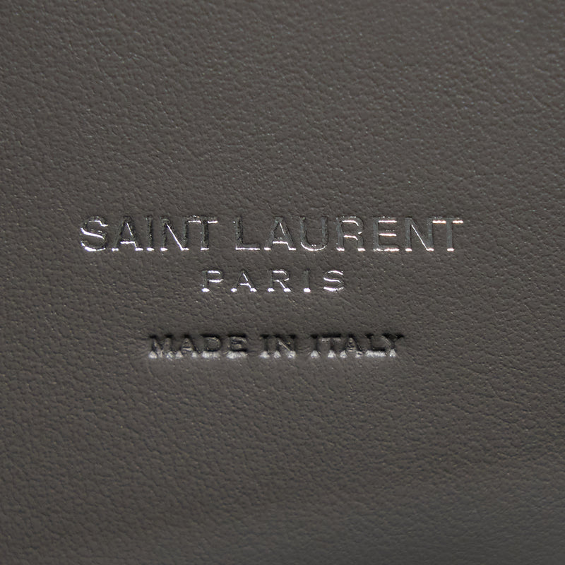 Saint Laurent Baby Sac De Jour Calfskin Grey SHW