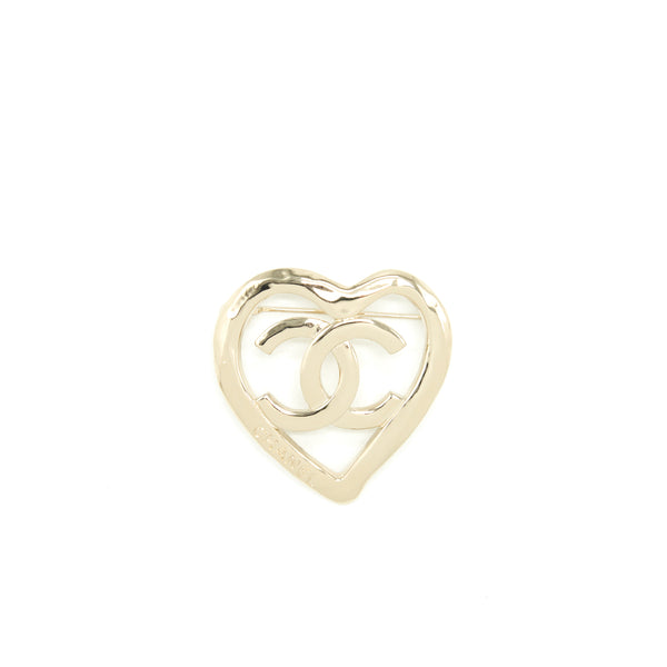 Chanel 22C Giant Heart Locket Pendant Necklace 66949