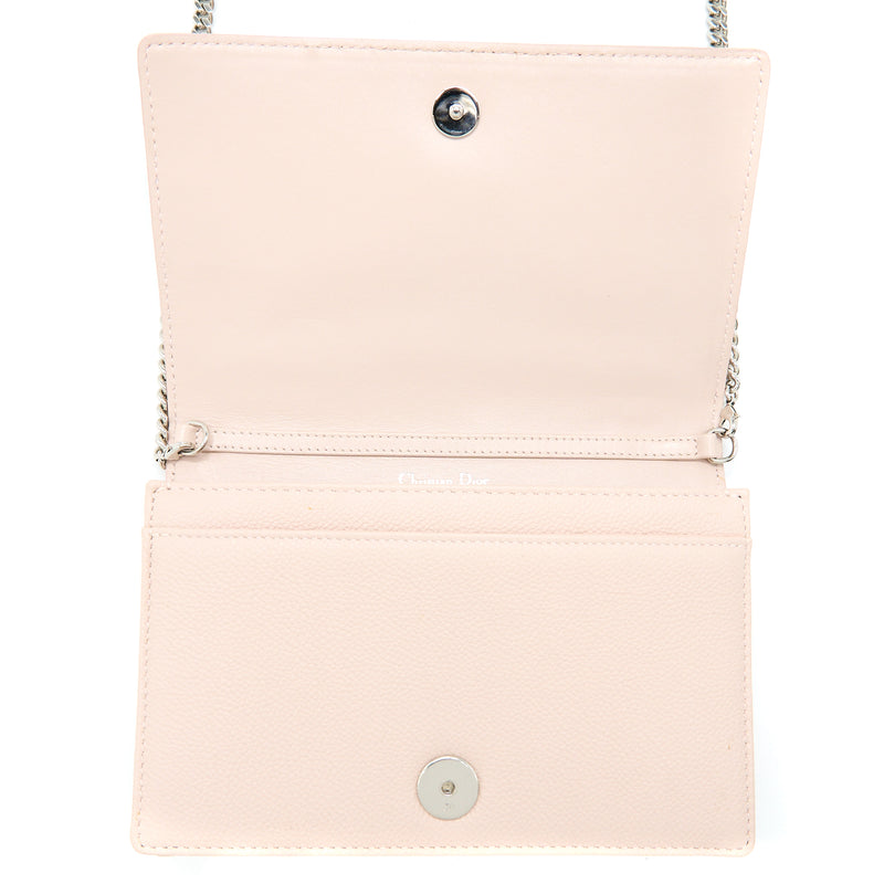 Dior Diorama Wallet On Chain Calfskin Light Pink SHW