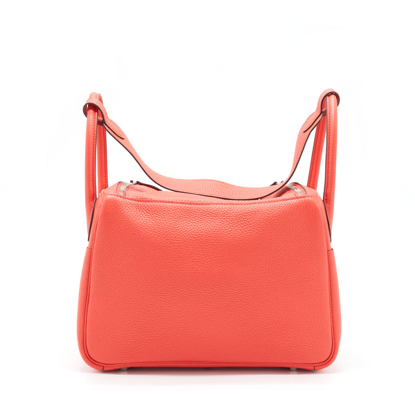 Hermes Lindy 30 Clemence Rose Jaipur SHW Stamp A