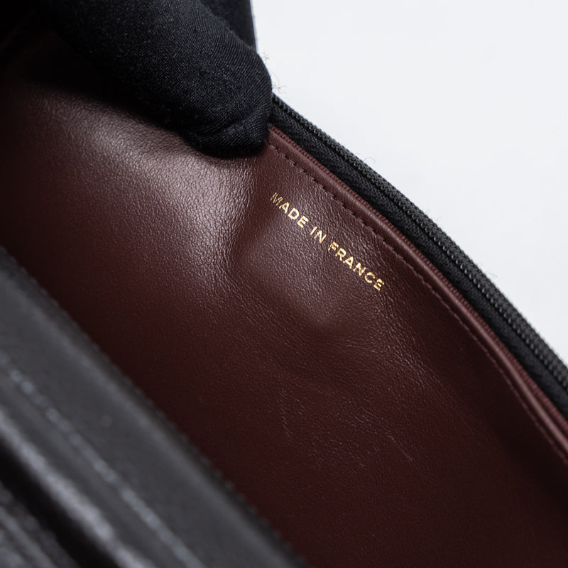 Chanel Classic Wallet on Chain Caviar Black GHW (Microchip)