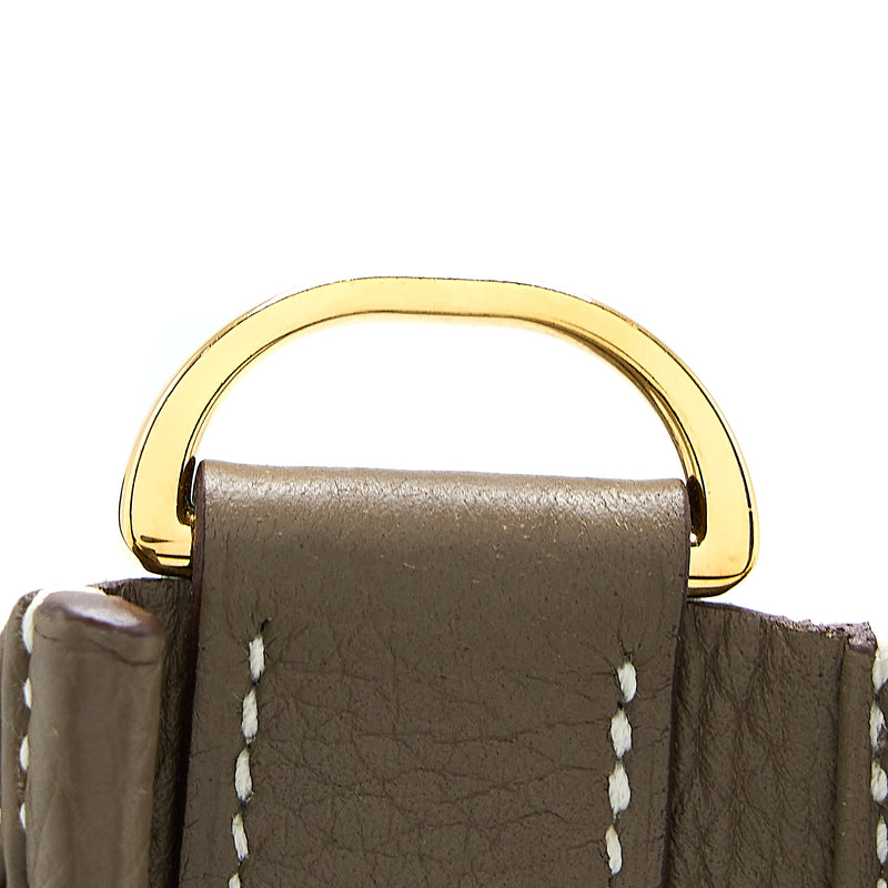 Hermes Evelyne 29 Clemence Etoupe GHW Stamp Z