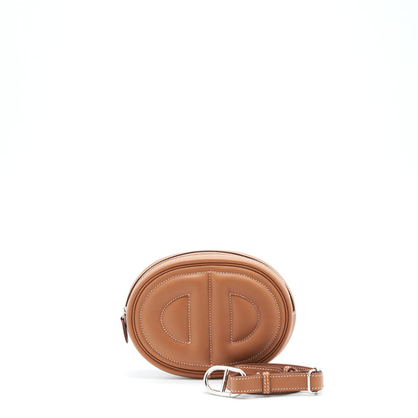Hermes In The Loop Belt Bag Swift Gold SHW Stamp Z