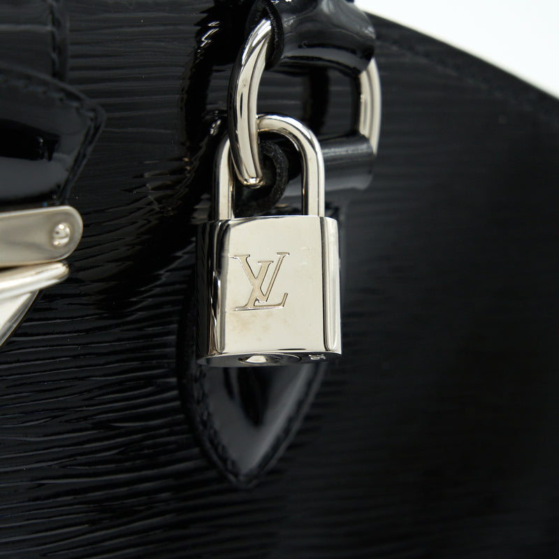 Louis Vuitton Patent Epi Tote Bag Black SHW