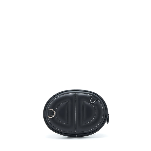 Hermes In The Loop Belt Bag Swift Black/ Blue Saphir SHW Stamp Z