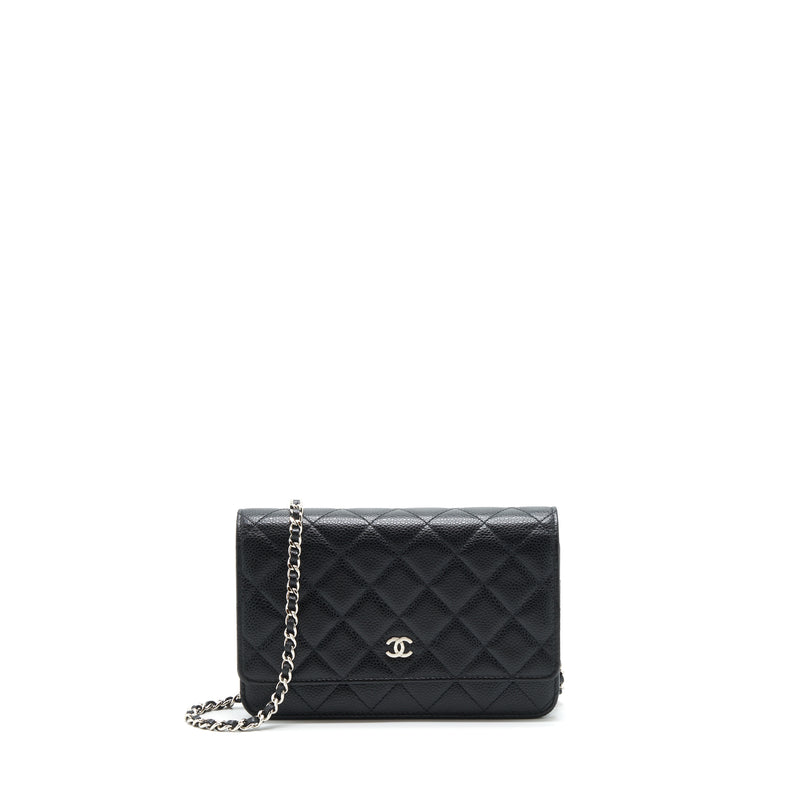 Chanel Classic Wallet On Chain Caviar Black SHW