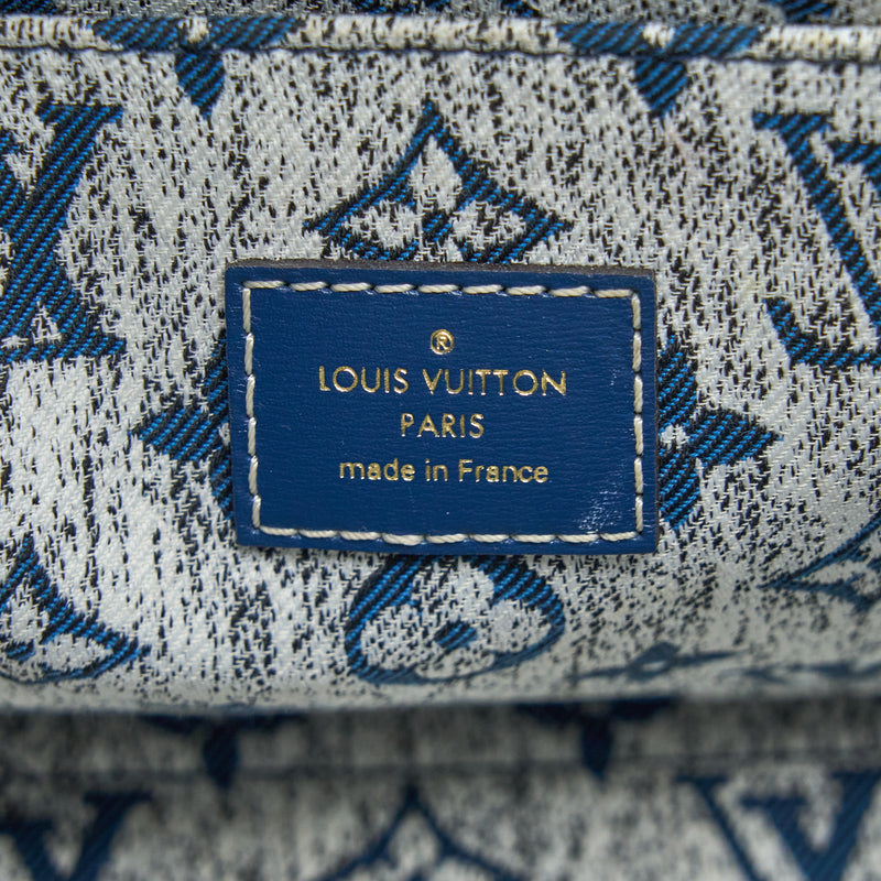 Louis Vuitton Onthego MM Monogram Denim Blue GHW (New Version)