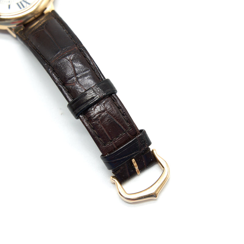 Cartier Ballon Bleu 33mm Auto Gold / Leather W6920097