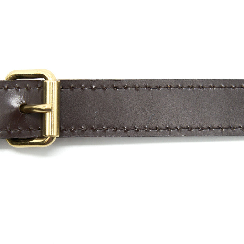 Dark Brown damier Ebene / DE Leather Strap for LV Speedy -  Australia