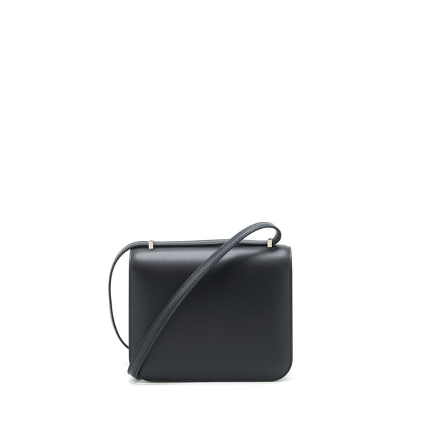Hermes Mini Constance Monsieur Black With Lizard Buckle / Ombré Stamp Y