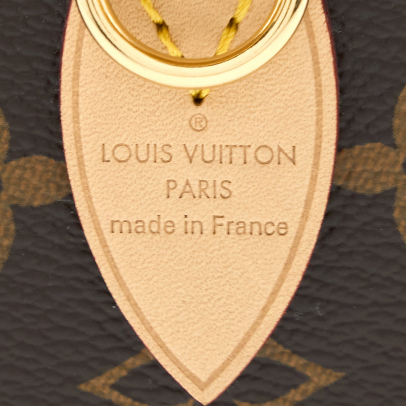 Louis Vuitton Speedy Bandouliere 20 Monogram Canvas With Fuchsia Strap
