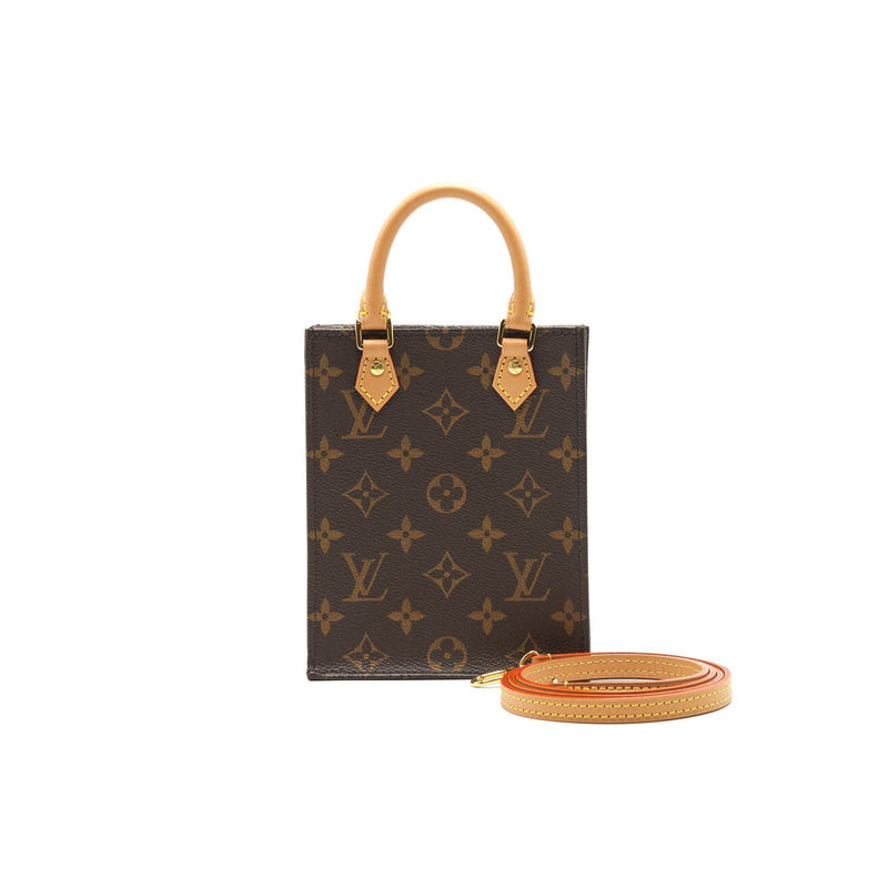 Louis Vuitton Sac Plat Monogram Shoulder Bag
