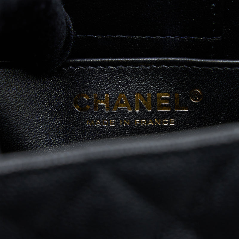 Chanel 22S Mini Bucket Bag Caviar Black LGHW (Microchip)