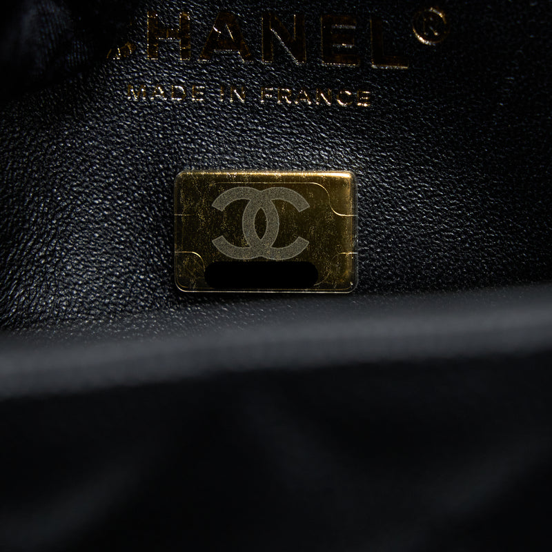 Chanel 22S Mini Bucket Bag Caviar Black LGHW (Microchip)