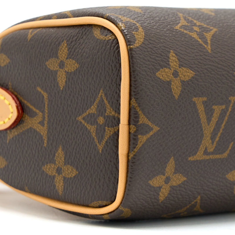 Louis Vuitton Nano Speedy Monogram Canvas GHW(New Version)