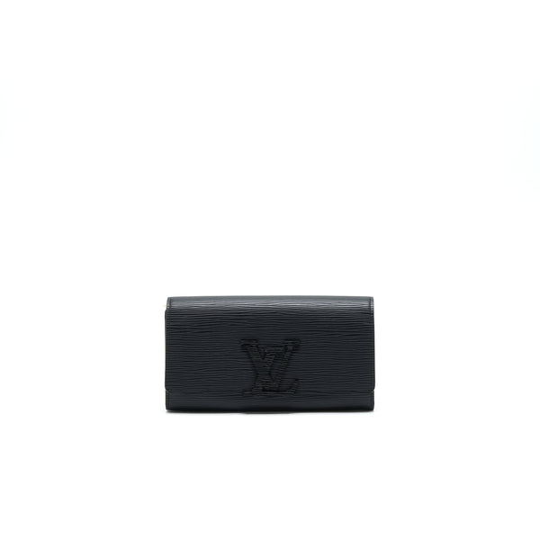 LOUIS VUITTON Epi Louise Wallet In Black