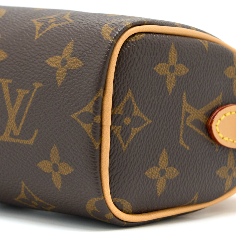 Louis Vuitton Nano Speedy Monogram Canvas GHW(New Version)