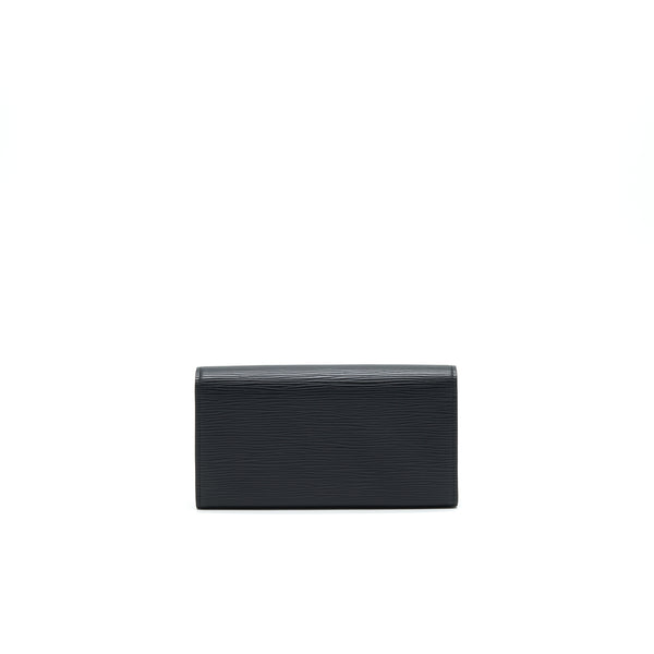 LOUIS VUITTON Epi Louise Wallet In Black