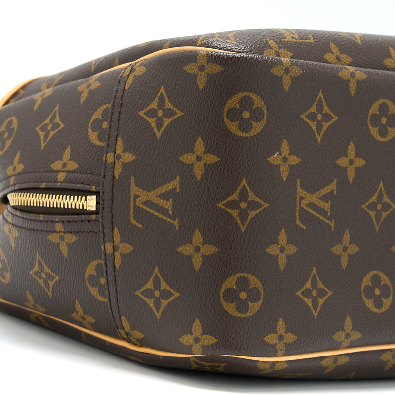 Louis Vuitton Monogram Deauville Bag MM Brown