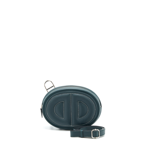 Hermes In The Loop Belt Bag Swift 6O Vert Cypres SHW Stamp Z