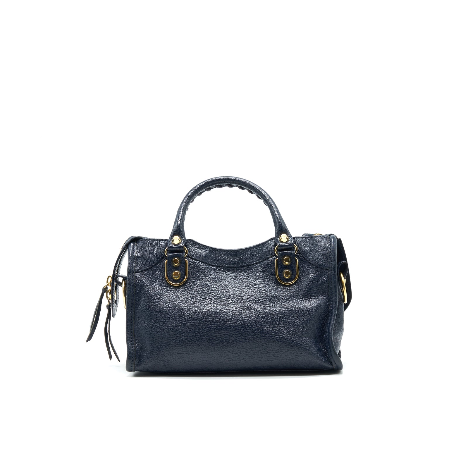 BALENCIAGA MINI CITY BAG NAVY GHW BALENCIAGA MINI CITY BAG NAVY GHW