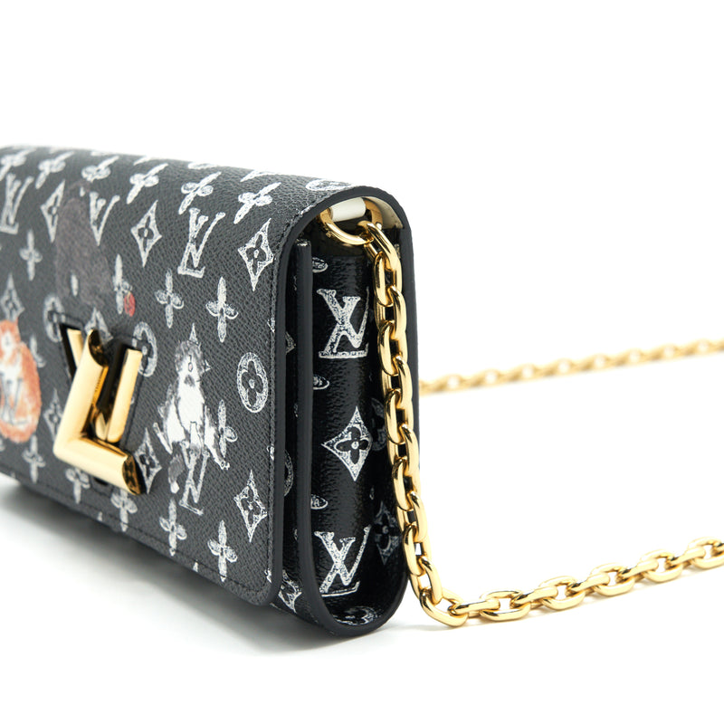 Louis Vuitton Monogram Twist Wallet on Chain