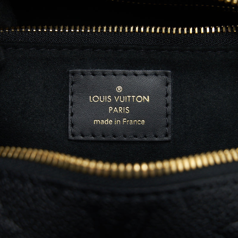 Louis Vuitton Petite Malle Souple Monogram Empreinte Black in Leather with  Gold-tone - GB