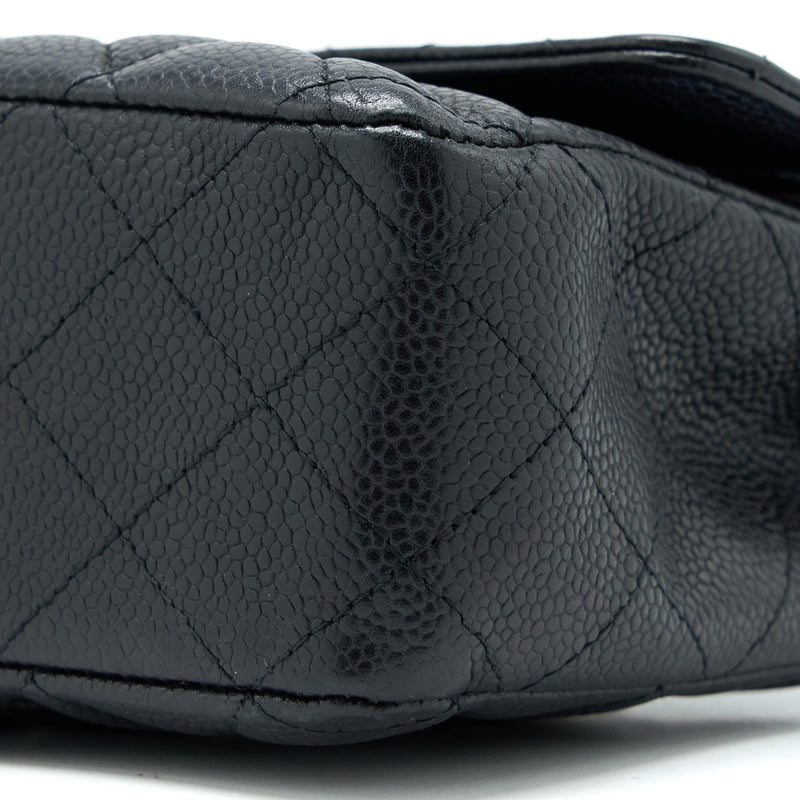 Chanel Medium Classic Double Flap Bag Caviar Black SHW