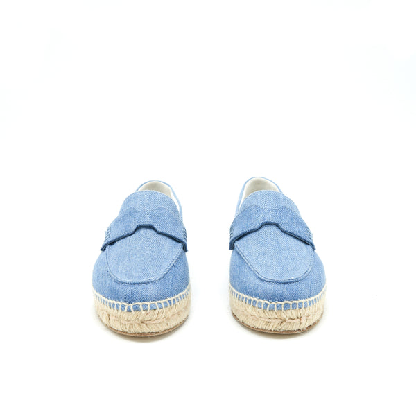 Hermes size 37 Femme Trip Toile De Jean