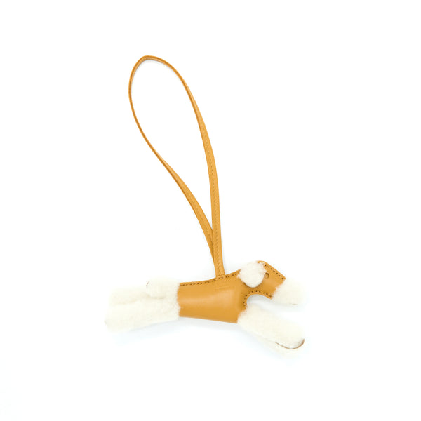 Hermes Budy Shearing Bag Charm Sesame