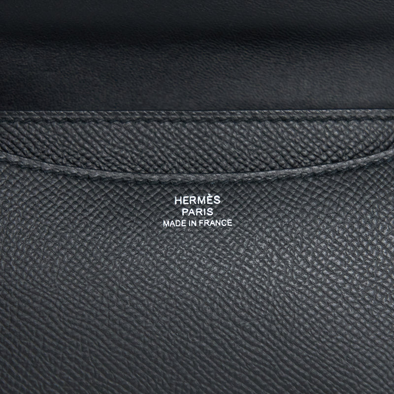 Hermes Mini Constance Epsom Black SHW Stamp Y