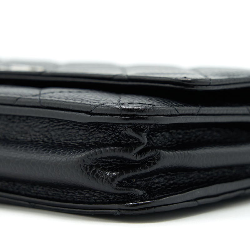 Chanel Classic Wallet On Chain Caviar Black SHW