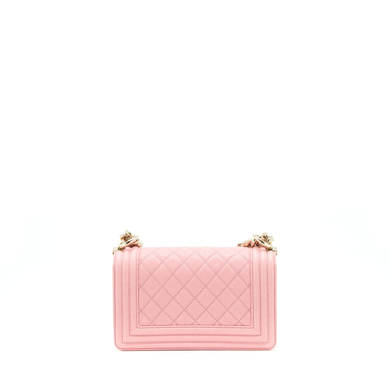 Chanel Small Boy Caviar Light Pink LGHW