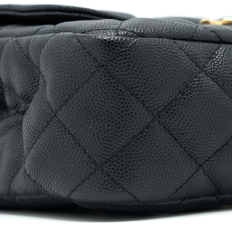 Chanel Small Hobo Bag Caviar Black GHW (Microchip)