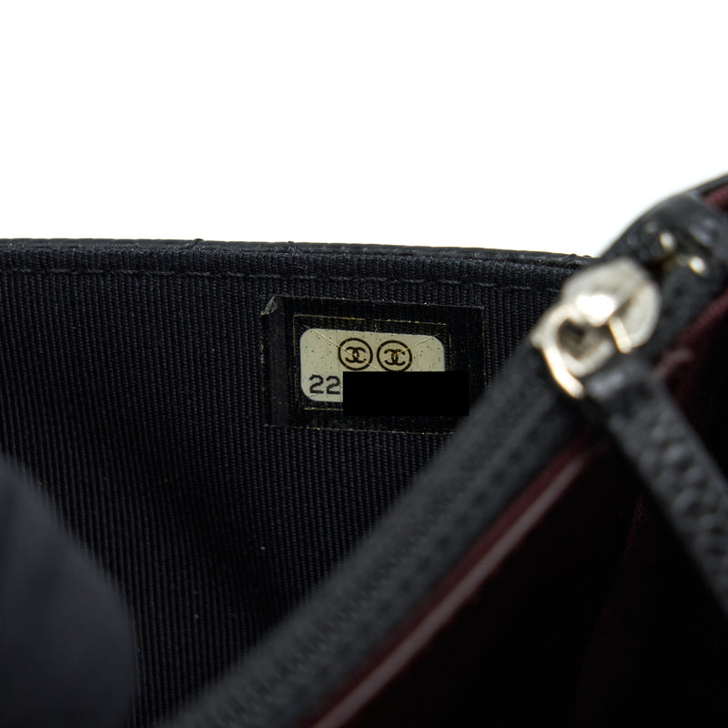 Chanel Classic Wallet On Chain Caviar Black SHW